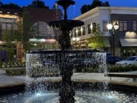 MYSTERY PHOTO: A flowing water fountain in moonlight